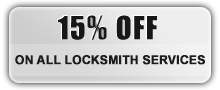 15% of on all locksmith services